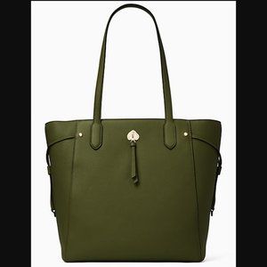Kate Spade Marti Large Tote Pebbled Leather Enchanted Green